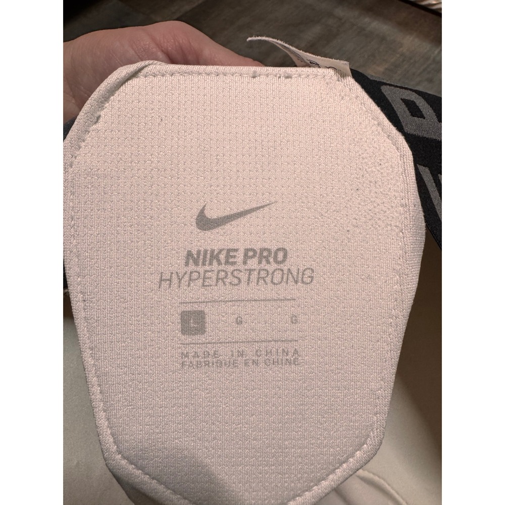 Nike Pro Hyperstrong Men Padded Football Shorts White Size Large Compression - Picture 3 of 6
